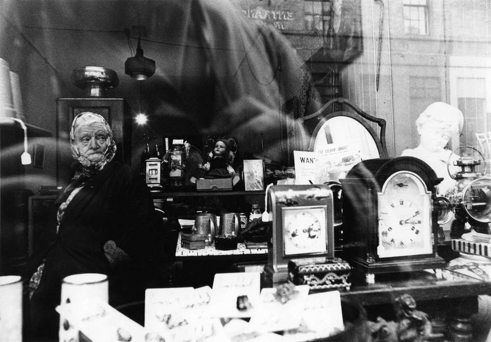 Junk shop at Stockbridge, Edinburgh, 1965