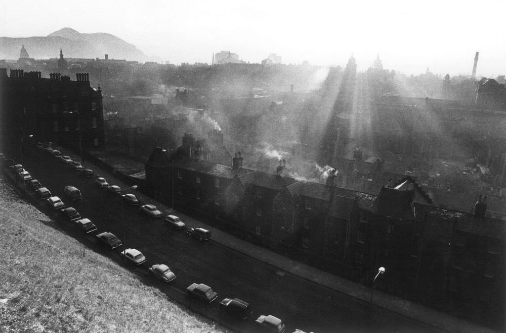 Johnston Terrace, King Stable Road from Caste, Edinburgh, 1965