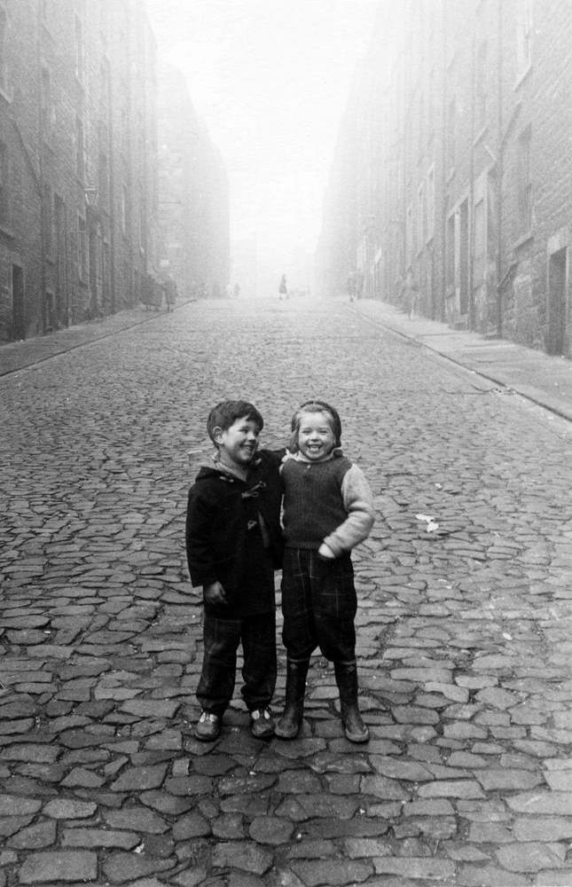 Children playing at Arthur Street, Edinburgh, 1960