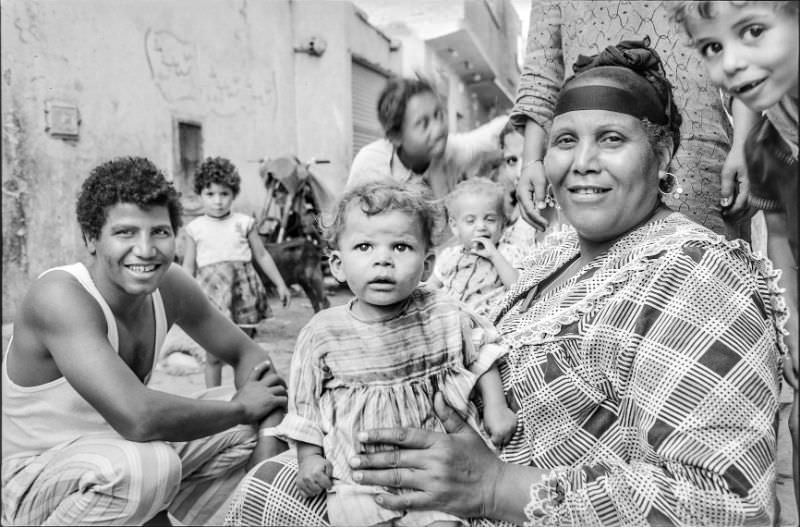 Children at play, Cairo, July 1981