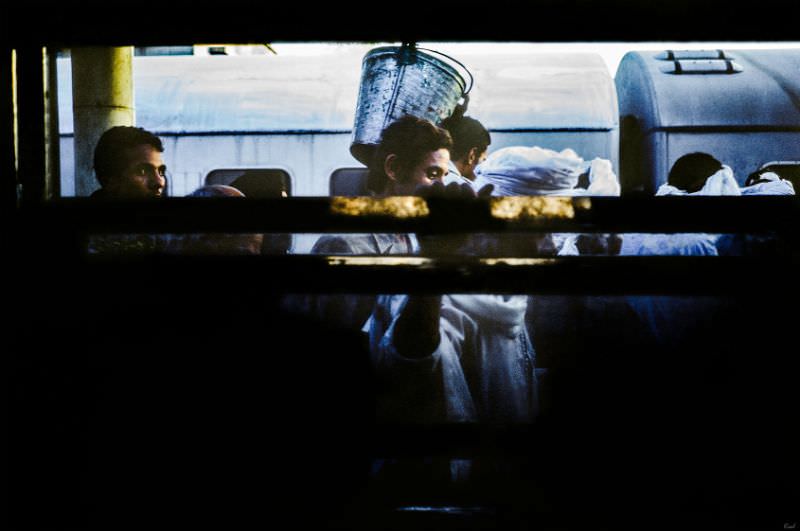 Commuters, Cairo, August 1981