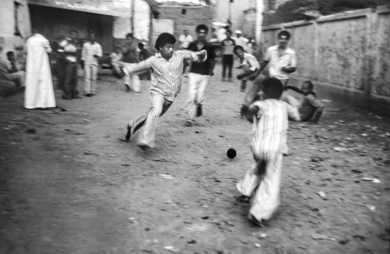 Sock ball, Cairo, August 1981
