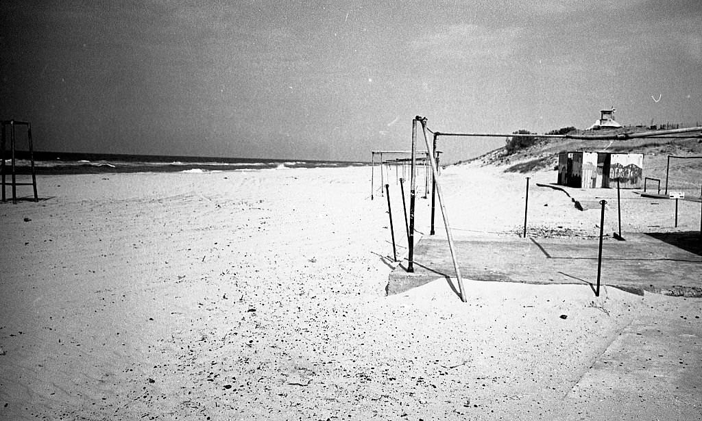 Expulsion of Israelis near the Egypt border a few days before the restitution of the Sinai Peninsula to Egypt, 1982