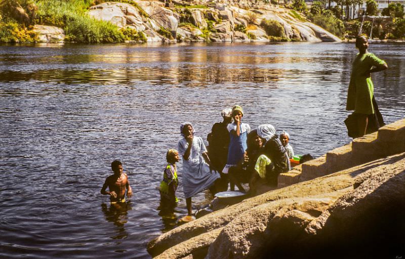 Along the Nile, Aswan, August 1981