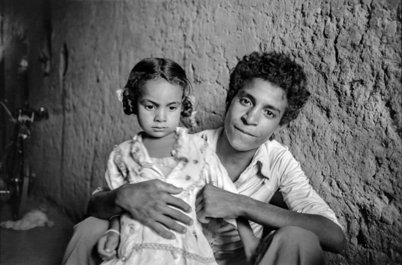Siblings, Aswan, August 1981