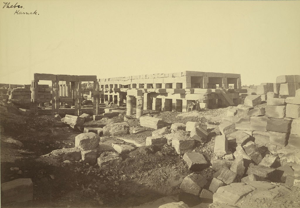 Karnak. Festival Hall, 1865.