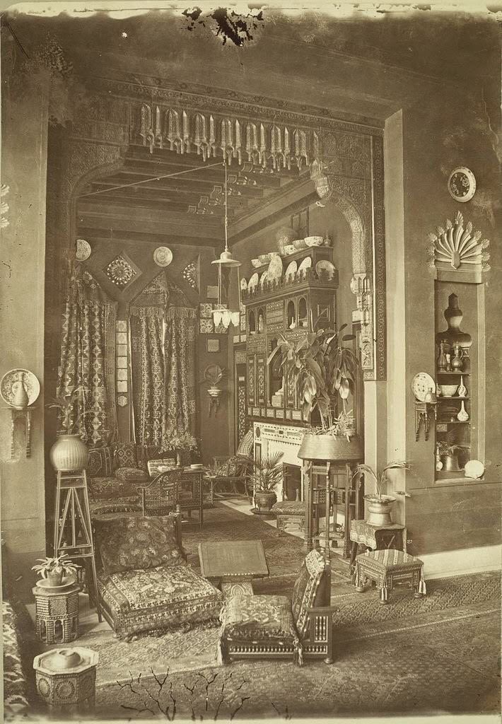 Cairo. Egyptian Home (Interior), 1865.