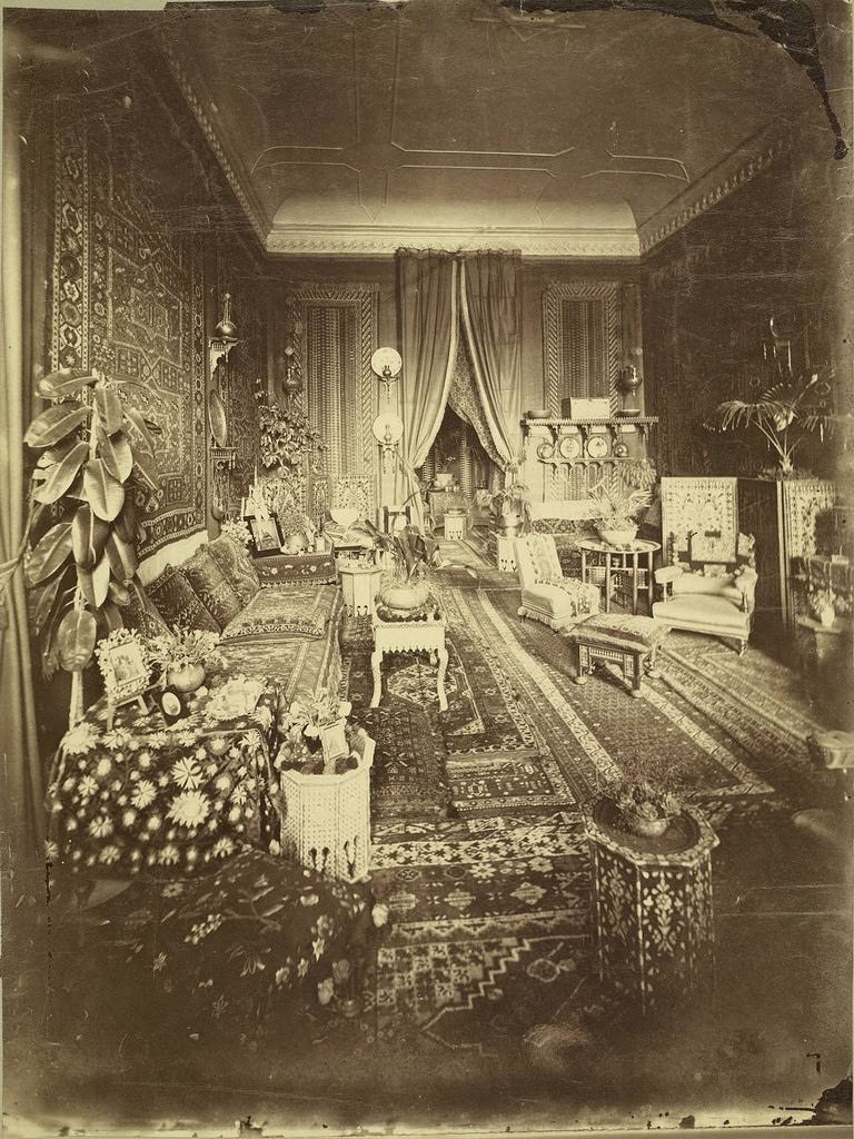 Cairo. Egyptian Home (Interior), 1865.