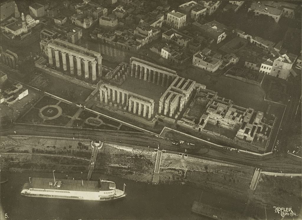 Temple Complex at Luxor, 1914.