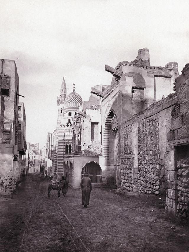 Street in Cairo, Egypt, 1865