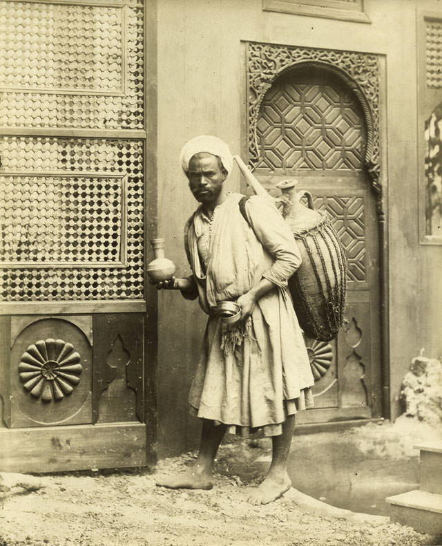 Water Vendor, Cairo, 1880