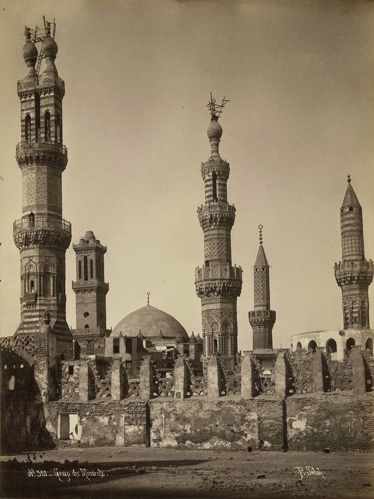 Egypt. Group of Minarets, 1865.