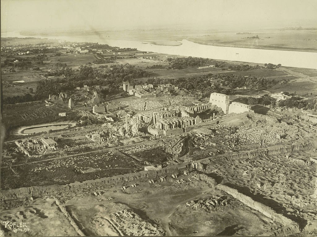 Temple Complex at Karnak, 1914.