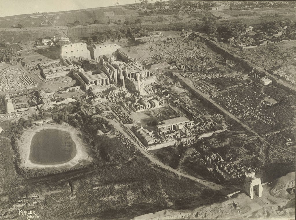 Temple Complex at Karnak, 1914.