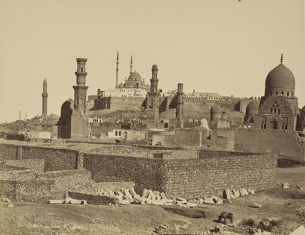 Cairo. Citadel and Mamluk Tombs, 1865.