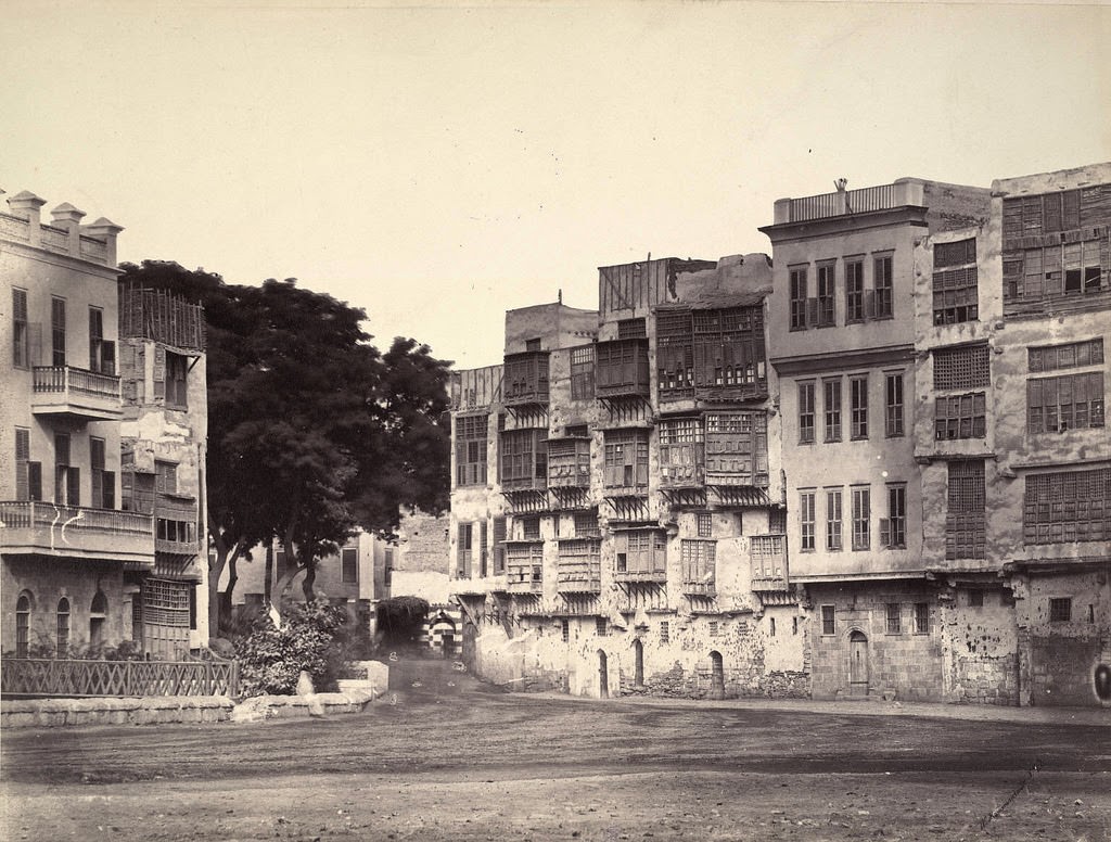 Coptic Houses, Cairo, 1860.