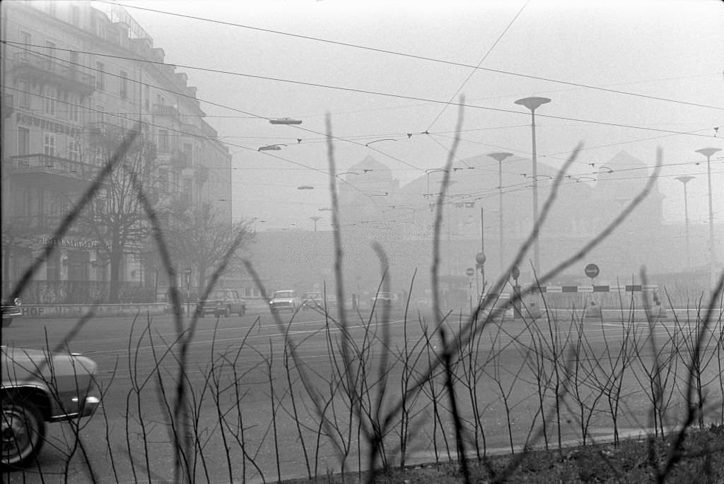 Fog in Basle, january 1970