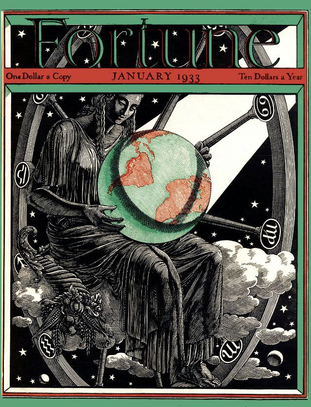 Cover of Fortune magazine, January 1933