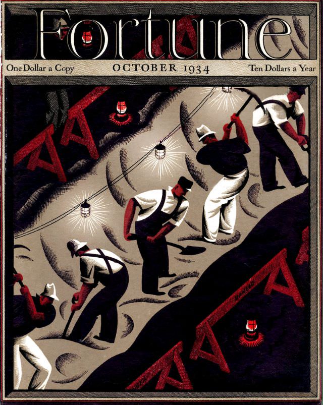 Cover of Fortune magazine, October 1934