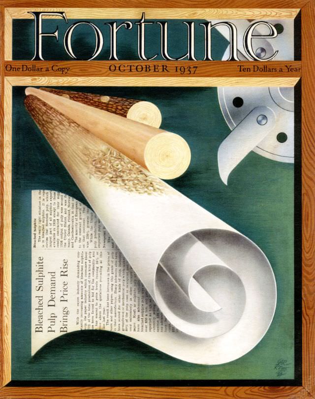 Cover of Fortune magazine, October 1937