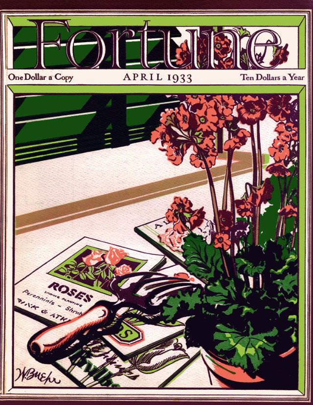Cover of Fortune magazine, April 1933