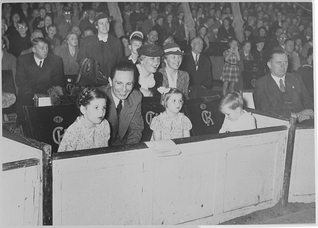 Joseph Goebbels and Family Enjoying the Circus