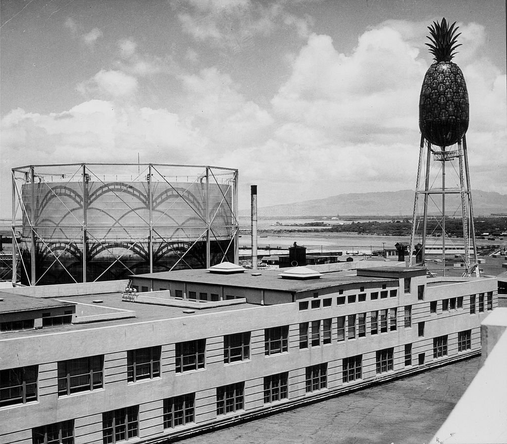 Pineapple Canning Factory, Honolulu, Hawaii, 1950s