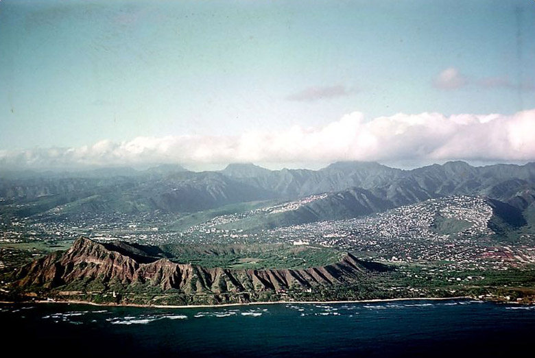 Mountain range in Hawaii