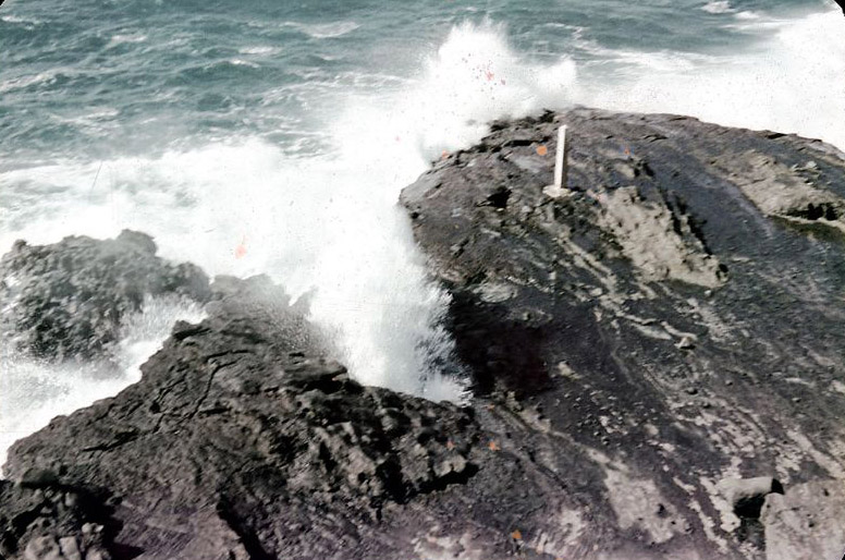 The coastline of Oahu around the Blowhole