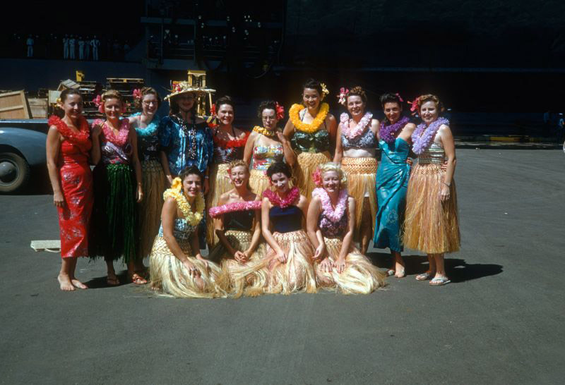 Hula Dancers at Ford Island