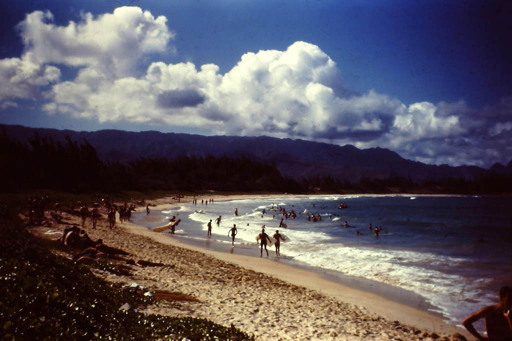 Hawaiian Beach, 1945