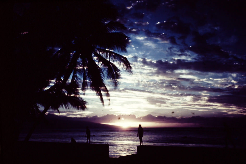 Hawaiian sunset, 1945
