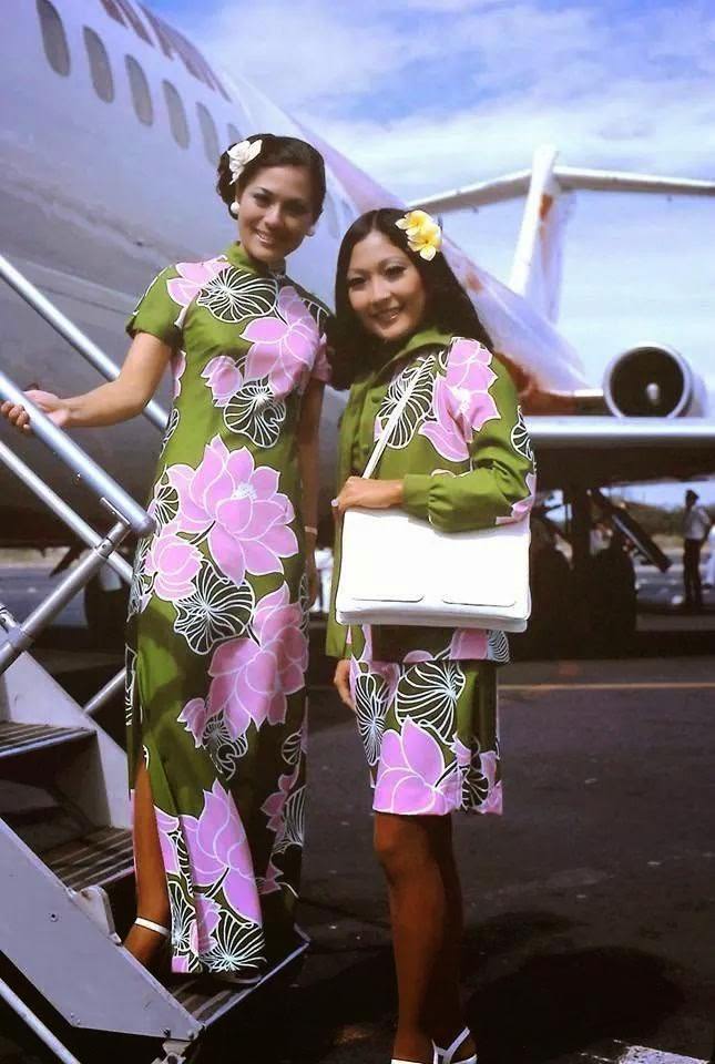 Style in the Aisle: Hawaiian Airlines Flight Attendants Uniforms over the Years