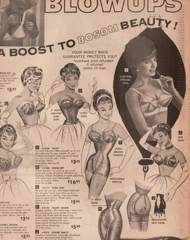 Blow Up to Be the Size You Want: The Inflatable Bra from the 1950s and 1960s