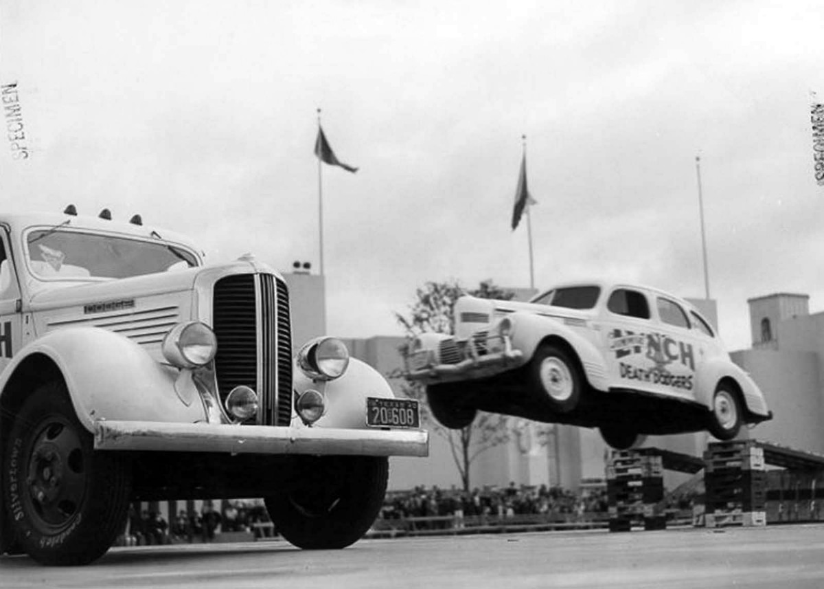 Jimmie Lynch and his Death Dodgers who Crashed Cars to Entertain the Public, 1940s