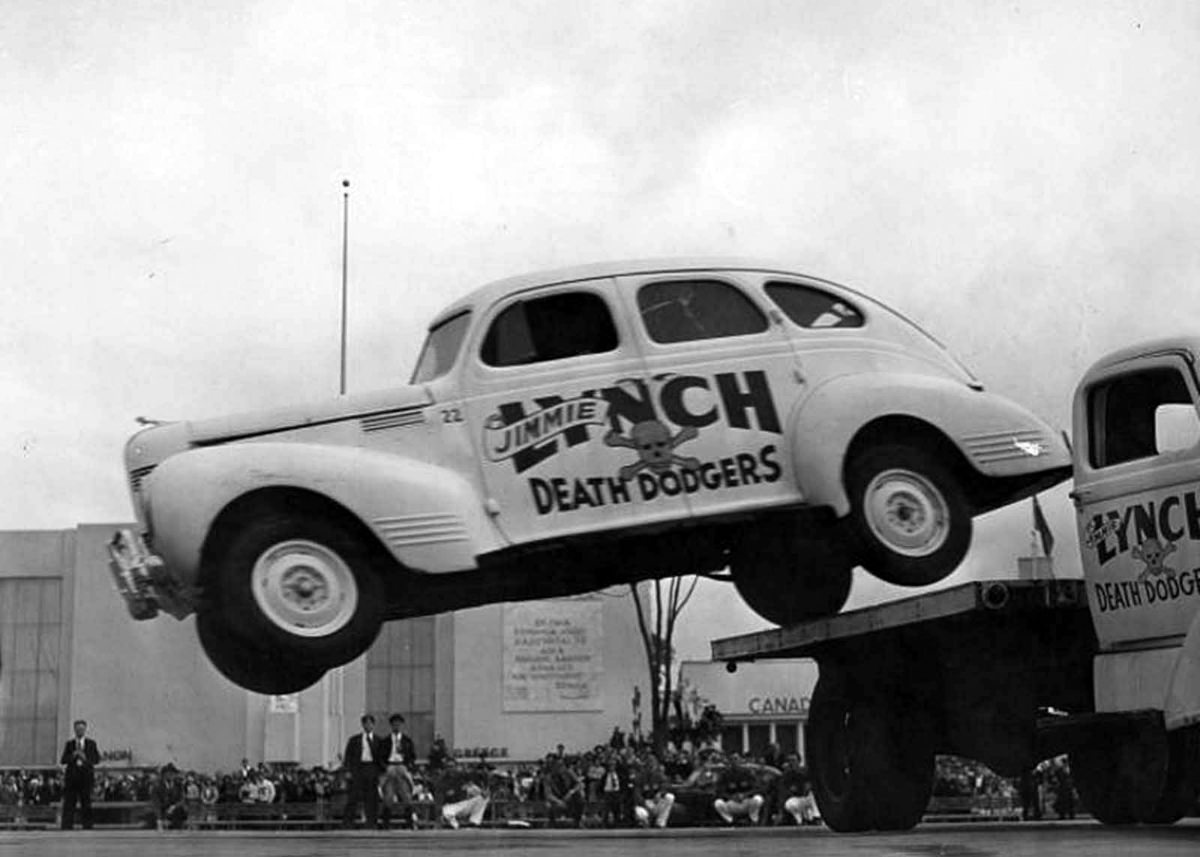 Jimmie Lynch and his Death Dodgers who Crashed Cars to Entertain the Public, 1940s