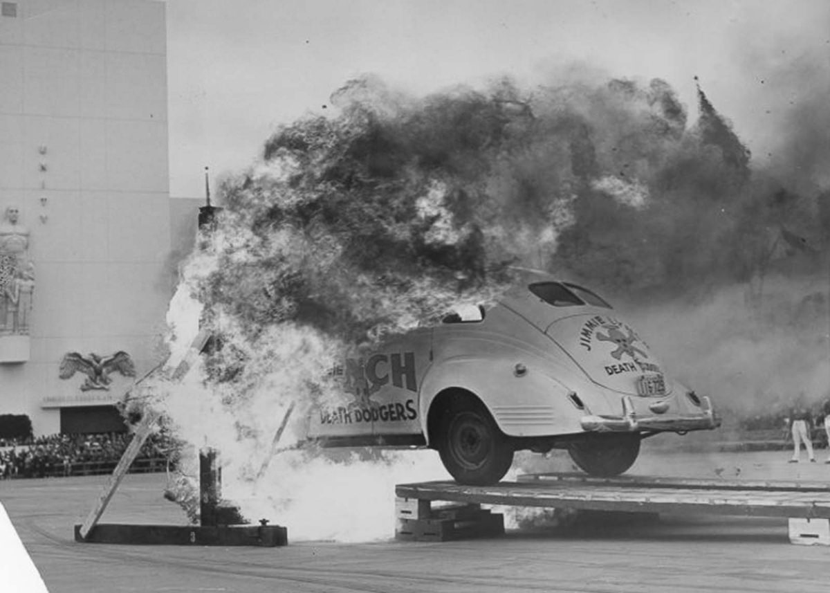 Jimmie Lynch and his Death Dodgers who Crashed Cars to Entertain the Public, 1940s