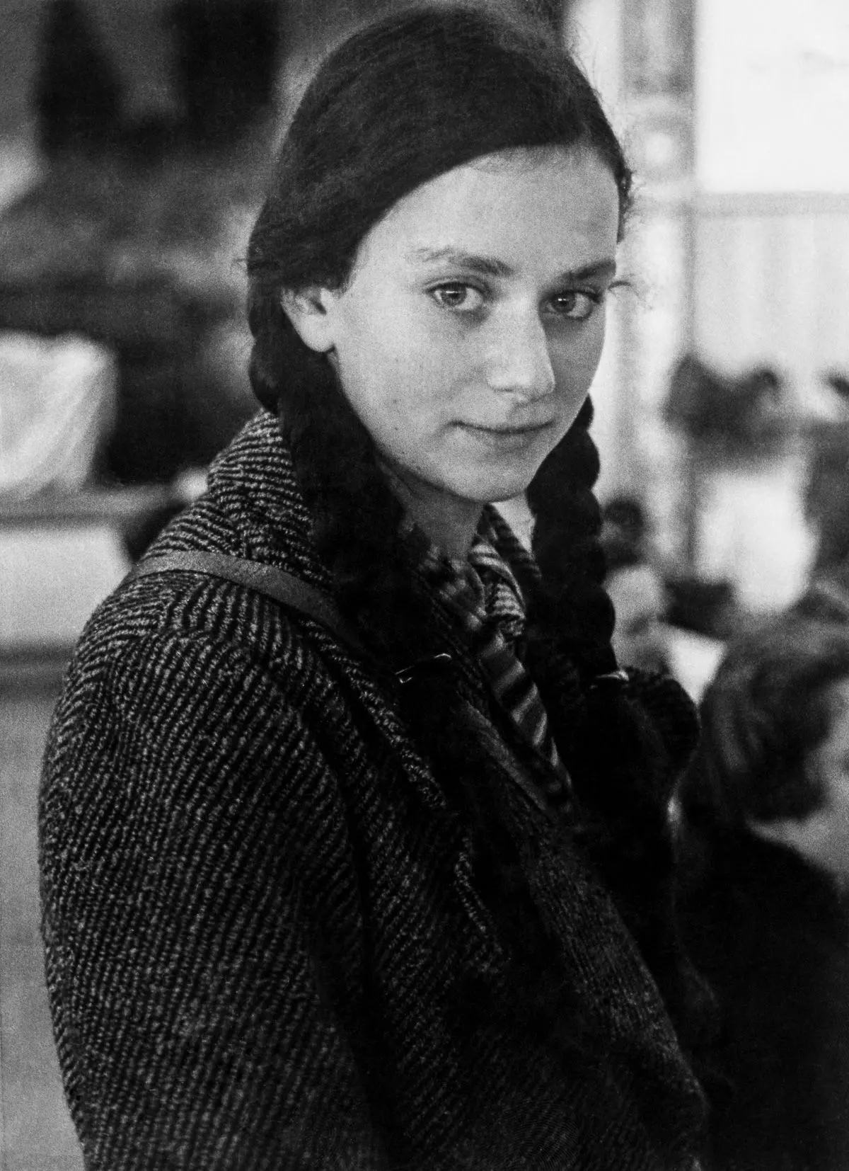 A German Jewish girl, newly arrived at the Dovercourt holiday camp, 1938.