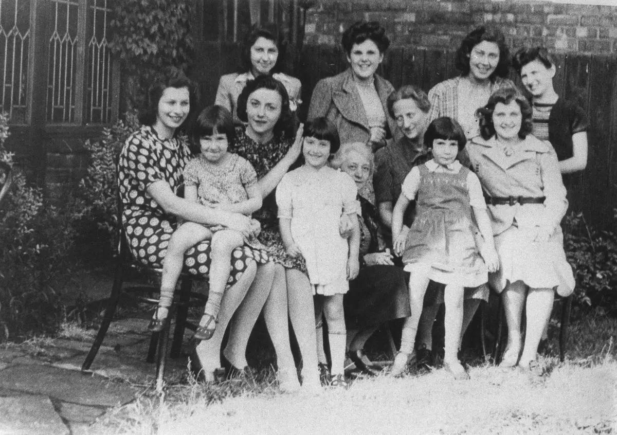 Jewish refugees at Harris House in Southport, Lancashire.