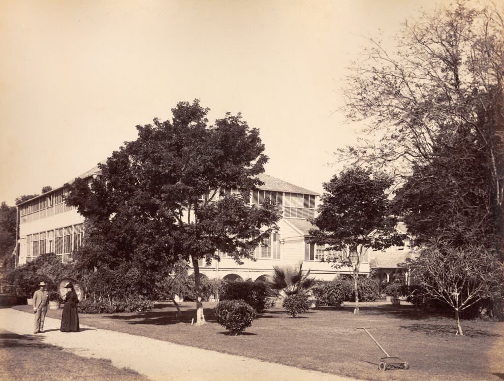 King's House (Sir Henry and Lady Blake) in Kingston, 1887