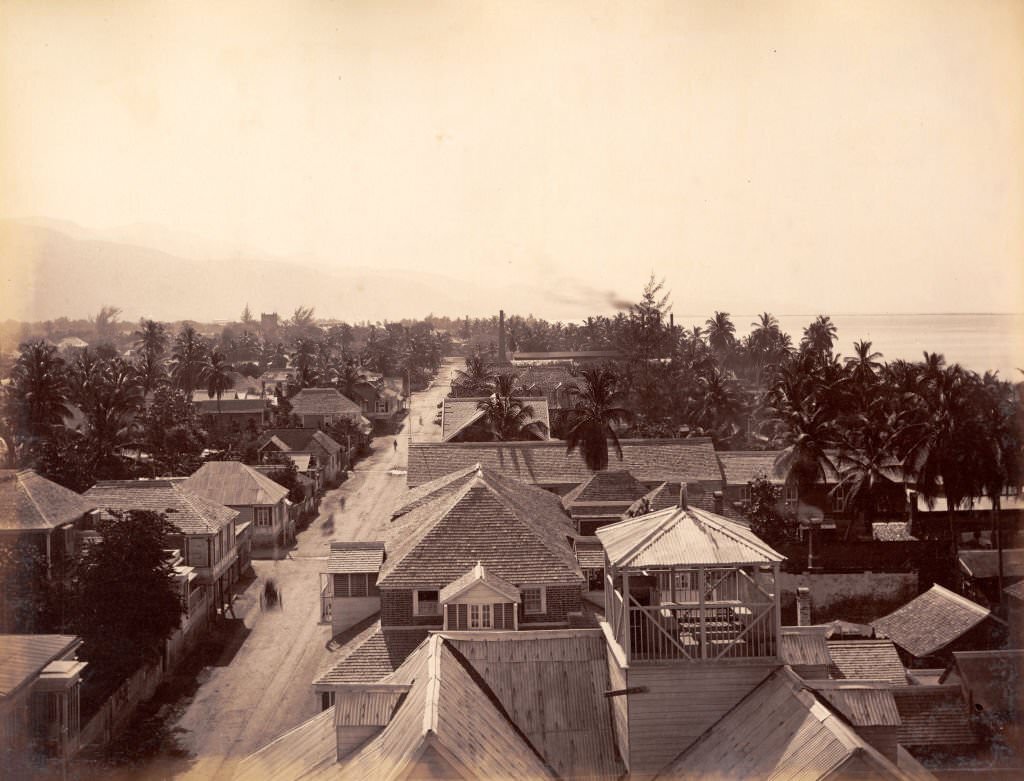 Kingston - looking east, 1891