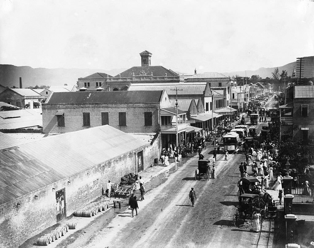 King Street, Kingston, Jamaica, 1890s