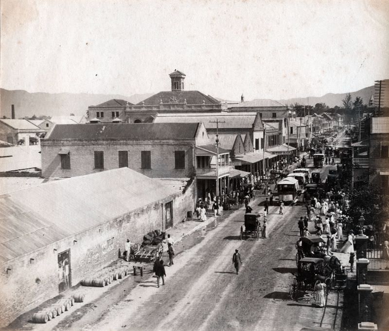 King Street, Kingston, Jamaica, 1890