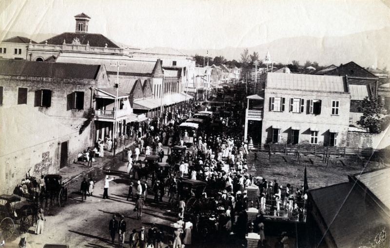 King Street, Kingston, Jamaica, 1890