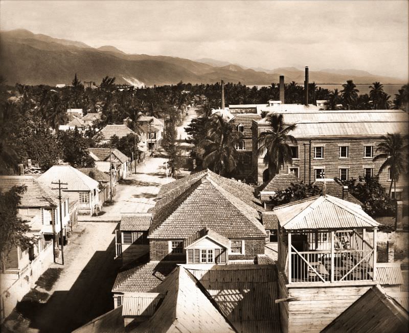 Harbour Street, Kingston, Jamaica, 1891