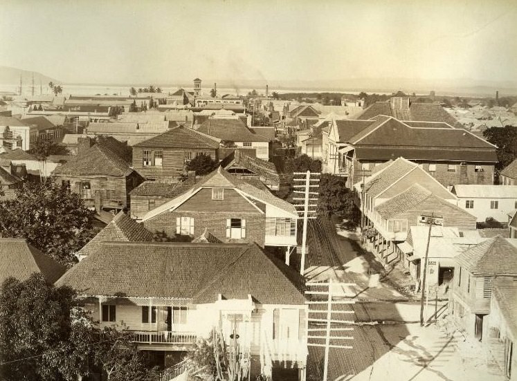 Kingston West End, Jamaica, 1891