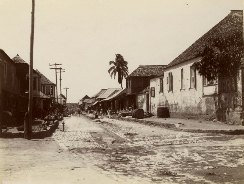 Beckwith Street, Kingston, Jamaica, 1897