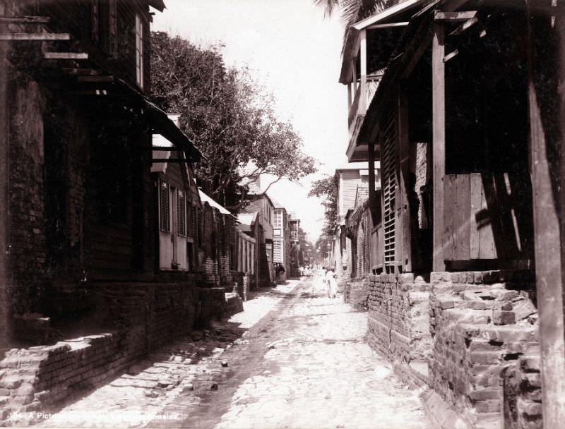 Kingston street scenes, Jamaica, 1897
