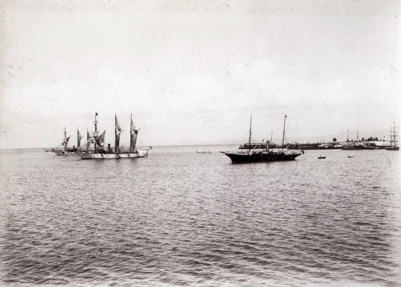 Harbor of Kingston, Jamaica, 1899