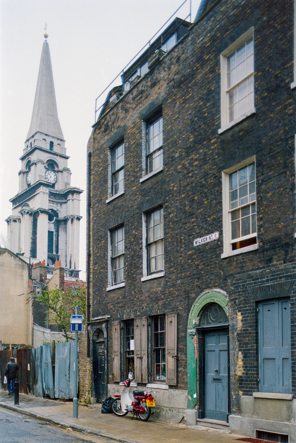 Wilkes St, Spitalfields, Tower Hamlets, 1986